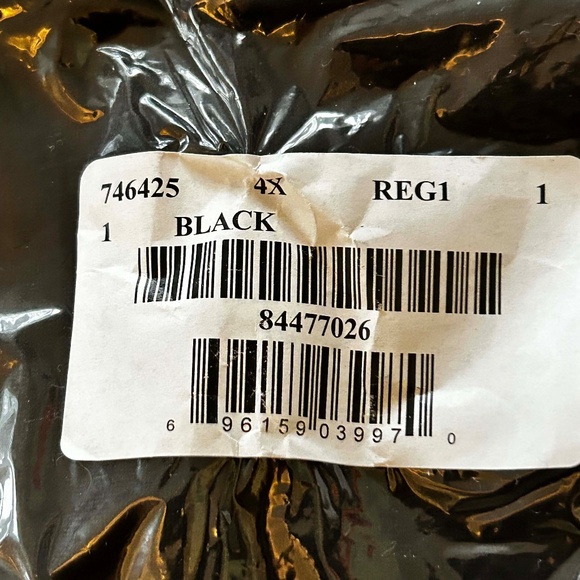 HIGH CUT BRIEFS, NYLON SPANDEX, BLACK, SIZE 4X, SEAMLESS, DéESSE COLLECTION for - Picture 3 of 4